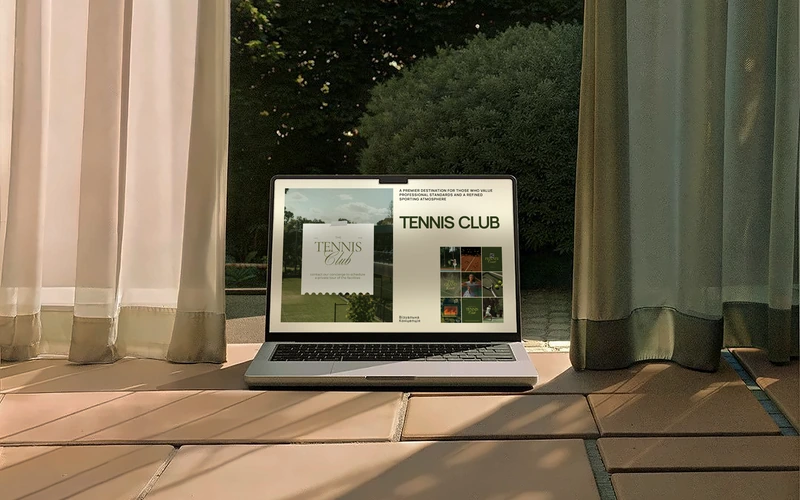 Tennis Club — Візуальна концепція · Tennis Club